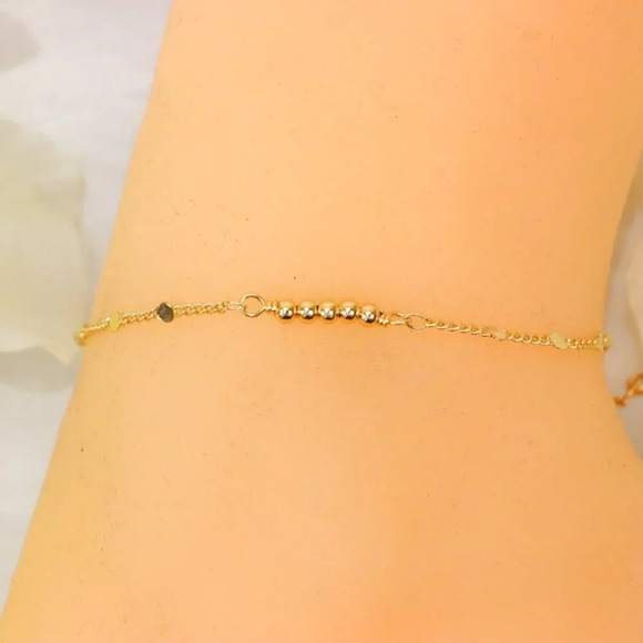 Minimalist Anklet, Sleek & Modern Design, Women’s Fashion, YC110311-A - Picture 2 of 10